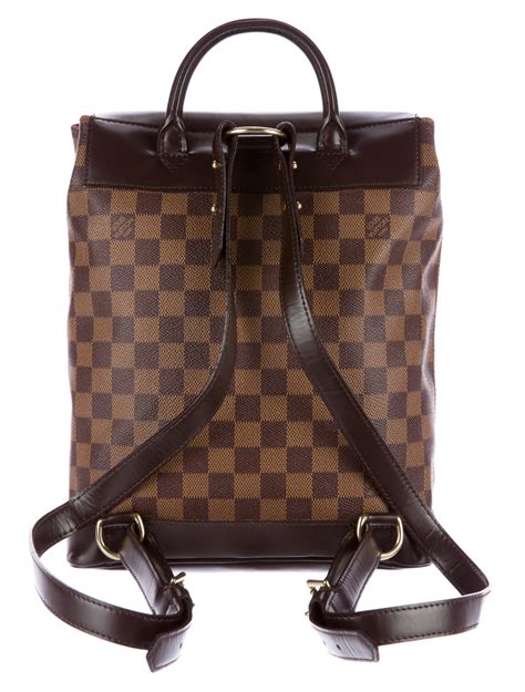 louis vuitton damier soho backpack.